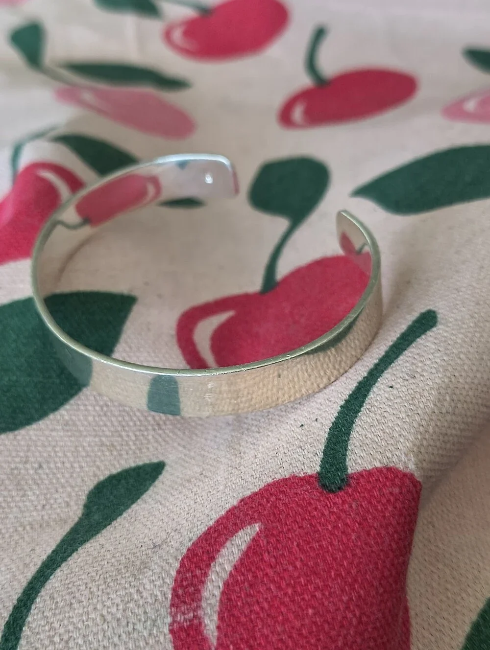 Beautiful Unisex Sterling Silver Cuff Bracelet. Estate Find. Can Be Engraved